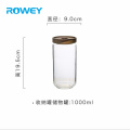 Custom Fancy Design New Pure Glass Jar With Lid Wholesale Hot Sell